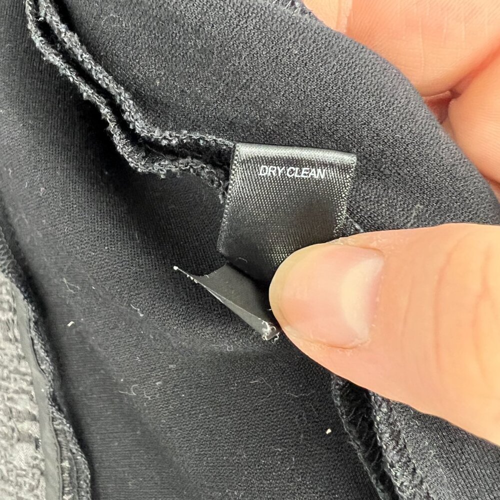 Express Chain Ruffle Open Front Blazer - image 5